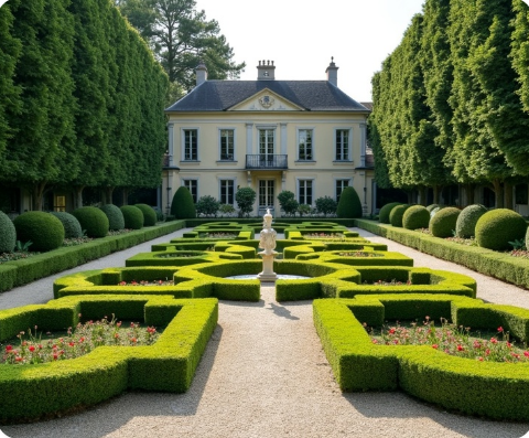 Fransız Bahçe Tasarımı